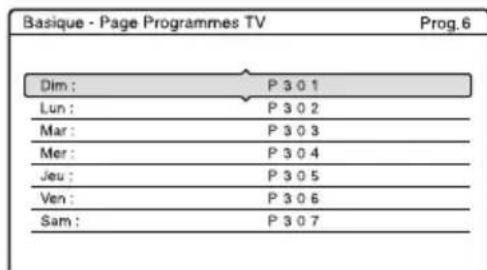 SONY RDRHX727 - programme (Page Programmes TV) - 1