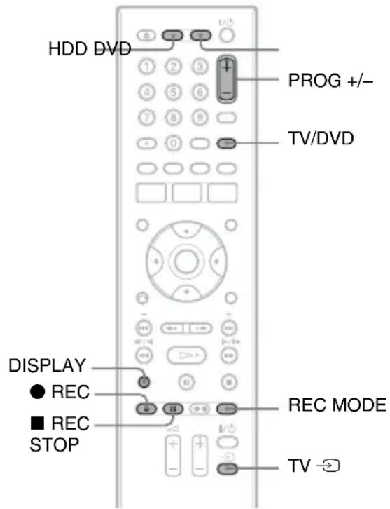SONY RDRHX727 - Enregistrement d'une émission - 3