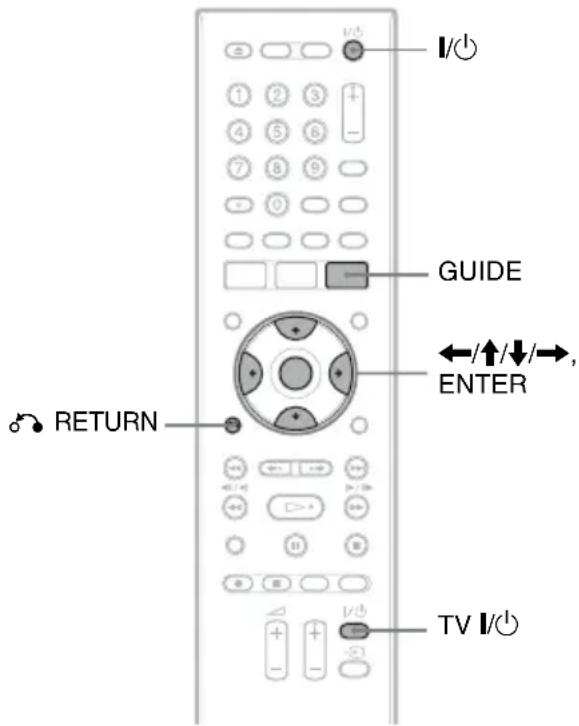 SONY RDRHX750 - Étape 6 : Réglage facile - 1