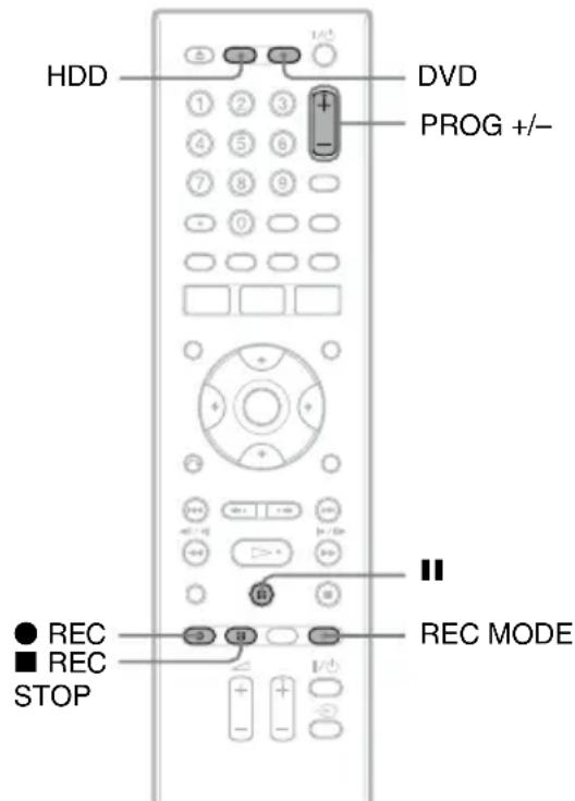 SONY RDRHX780 - Enregistrement d'une émission - 1