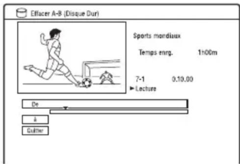 SONY RDRHX780 - Sélectionnez « Effacer A-B » et appuyez sur ENTER. - 1