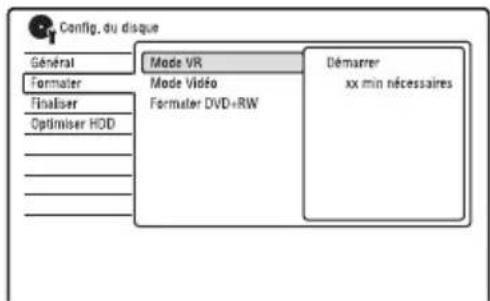 SONY RDRHX780 - Reformatage d'un disque - 3