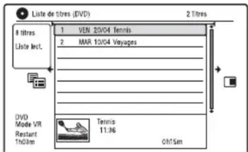 SONY RDRHX780 - Sélectionnez « Déplacer», puis appuyez sur ENTER. - 1