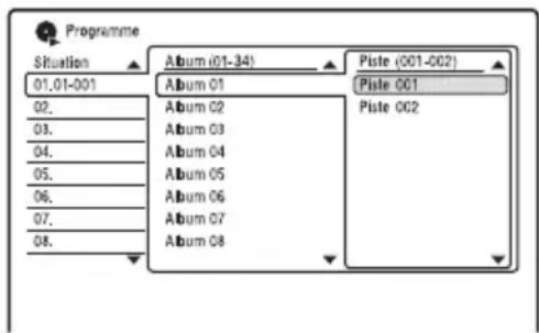 SONY RDRHX785 - Creation d'un programme de lecture (Programmes) (Péripérique USB seulement) - 1