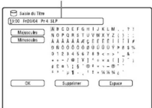 SONY RDRHX785 - Sélectionnez « Nom du Titre » à l'aide de ↑/↓, puis appuyez sur ENTER. - 1