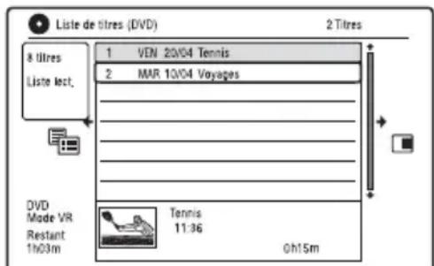 SONY RDRHX785 - Sélectionnez « Regrouper», puis appuyez sur ENTER. - 1