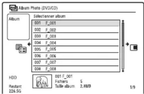 SONY RDRHX785 - Copie de fichiers d'image JPEG sur le disque dur (DISC/USB  HDD) - 1