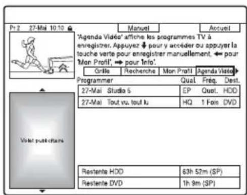 SONY RDRHX785 - Vérification/modification de programmes - 1