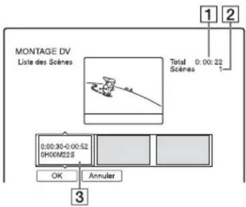 SONY RDRHX825 - Si le point IN est correct, appuyez sur ENTER. - 1