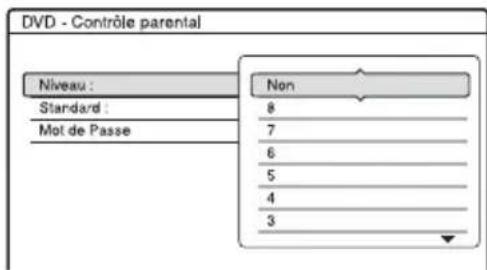 SONY RDRHX825 - Blocage Parental (DVD video seulement) - 5