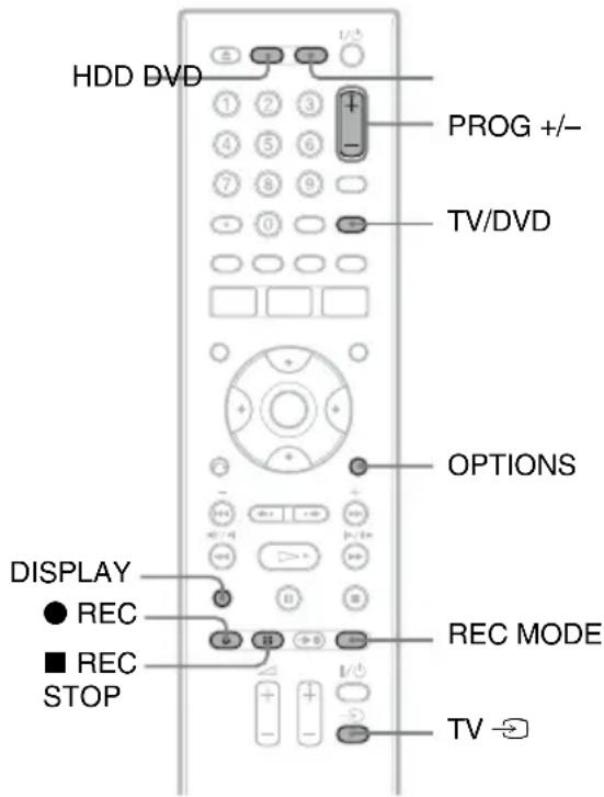 SONY RDRHX825 - Enregistrement d'une émission - 1