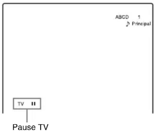 SONY RDRHX825 - Pendant que vous regardez une émission TV avec cet enregistrur, appuyez sur II. - 1