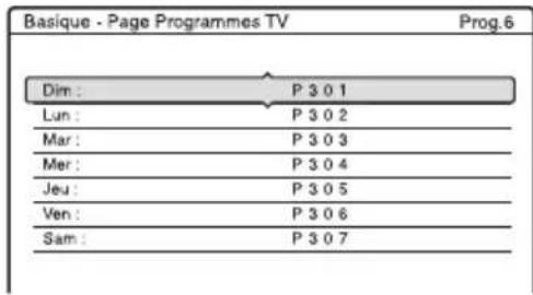 SONY RDRHX825 - Enregistrement auto du nom du programme (Page Programmes TV) - 1