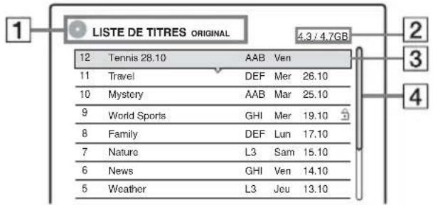 LISTE DE TITRES ORIGINAL 4.3 / 4.7GB 12 Tennis 28.10 AAB Ven 11 Travel DEF Mer 26.10 10 Mystery AAB Mar 25.10 9 World Sports GHI Mer 19.10 8 Family DEF Lun 17.10 7 Nature L3 Sam 15.10 6 News GHI Ven 14.10 5 Weather L3 Jcu 13.10
