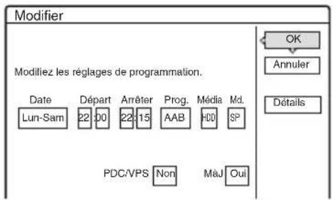 SONY RDRHX910 - Sélectionnez l'une des options et appuyez sur ENTER. - 1