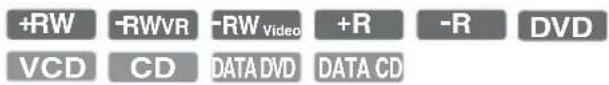 +RW -RWVR -RW Video +R -R DVD VCD CD DATA DVD DATA CD