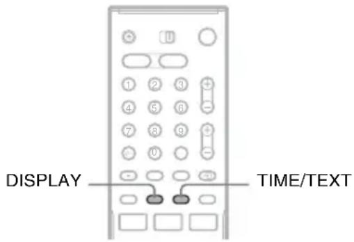 DISPLAY TIME/TEXT