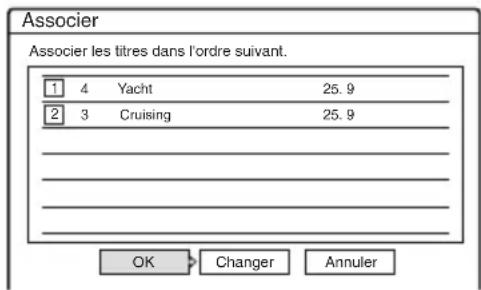 Associer Associer les titres dans l'ordre suivant. 1 4 Yacht 25.9 2 3 Cruising 25.9 OK Changer Annuler