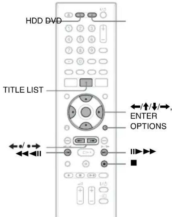 SONY RDRHX920 - Lecture de l'émission enregistrée (Liste des titres) - 1