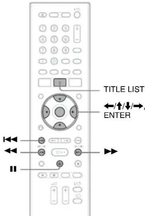 SONY RDRHX950 - Effacement et édition d'un chapitre - 1