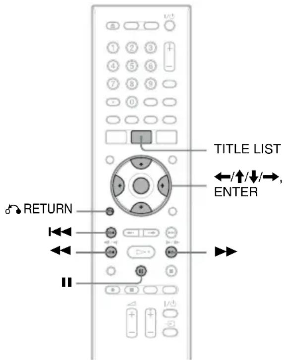SONY RDRHX950 - Effacement et édition d'un titre - 1