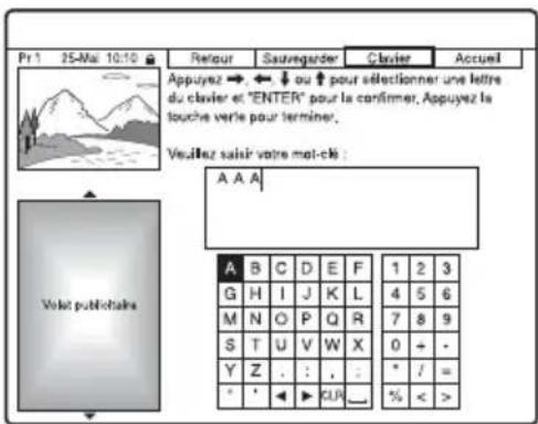 SONY RDRHX950 - Recherche d'une émission à l'aide du système GUIDE Plus+ - 3