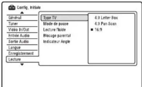SONY RDRHX950 - Réglages de lecture (Lecture) - 1
