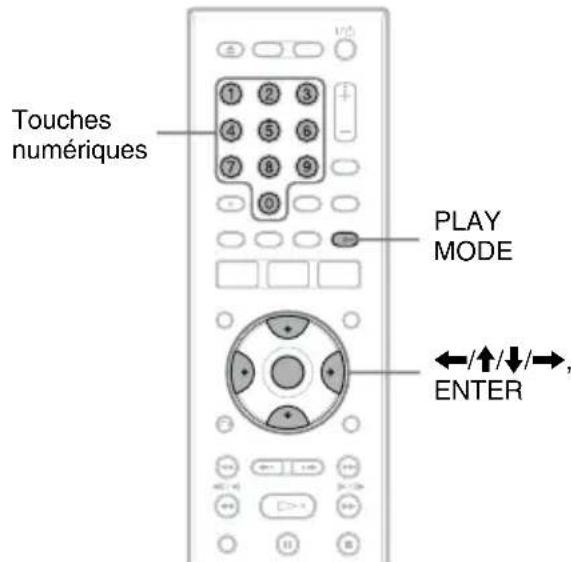 SONY RDRHX950 - Recherche d'une plage audio - 1