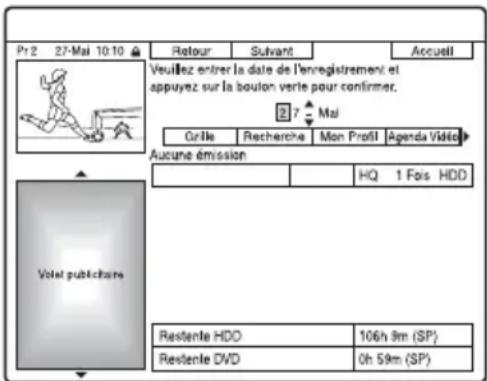 SONY RDRHXD1090 - Appuyez sur la touche verte (« Manuel »). - 1