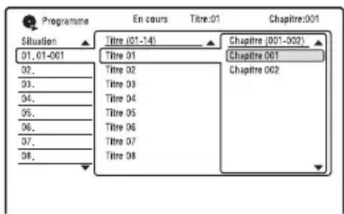 SONY RDRHXD1090 - Sélectionnez « Créer / Modifier une programmation » et appuyez sur ENTER. - 1