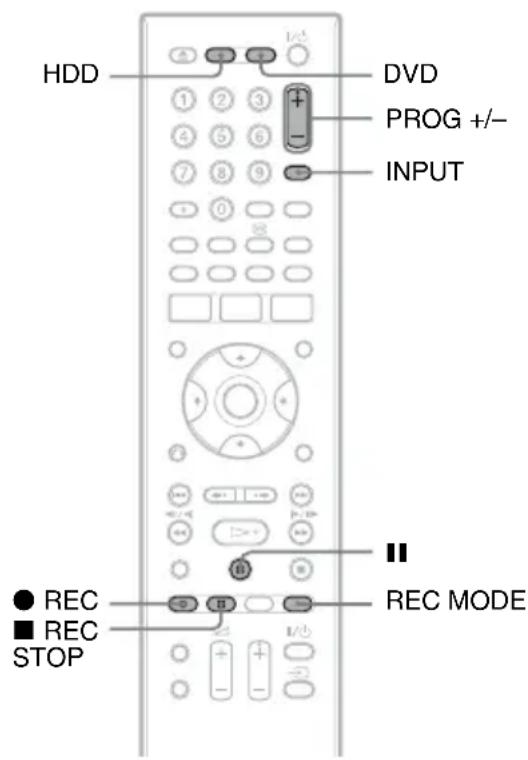 SONY RDRHXD1090 - Enregistrement d'une émission - 1