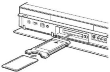 SONY RDRHXD1090 - Étape 4: Insertion d'un module CAM (Conditional Access Module - module d'accès conditionnel) (RDR-HXD795/HXD895/HXD995/HXD1095 uniquement) - 1
