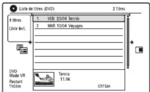 SONY RDRHXD1090 - Sélectionnez « Montage » et appuyez sur ENTER. - 1
