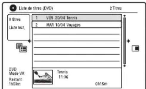 SONY RDRHXD1090 - Sélectionnez « Regrouper », puis appuyez sur ENTER. - 1