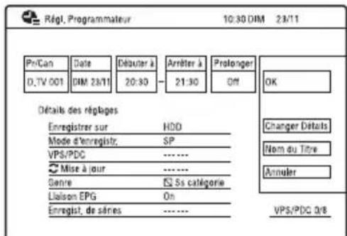 SONY RDRHXD1090 - Appuyez sur la touche rouge. - 1