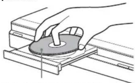 SONY RDRHXD1090 - Insertion d'un disque - 3