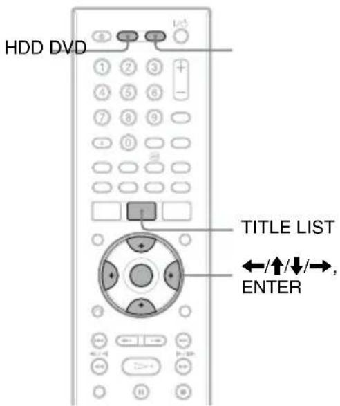 SONY RDRHXD1090 - Lecture de l'émission enregistrée (Liste des titres) - 2