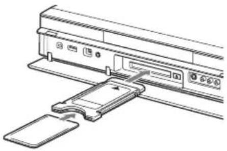 SONY RDRHXD890 - Étape 4 : Insertion d'un module CAM (Conditional Access Module – module d'accès conditionnel) (RDR-HXD795/HXD895/ HXD995/HXD1095 uniquement) - 1