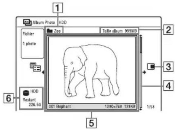 Album Photo HDD Fichier 1 photo Zoo Taille album 999M3 6 HDD Restant 226.5G 001 Elephant 128Gx768 128KB 1/54 1 2 3 4 5