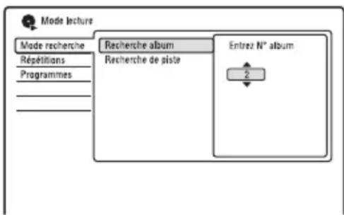 SONY RDRHXD970 - Sélectionnez une méthode de recherche, puis appuyez sur ENTER. - 1