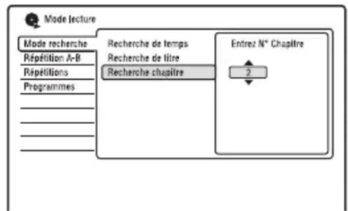 SONY RDRHXD970 - Sélectionnez une méthode de recherche, puis appuyez sur ENTER. - 1