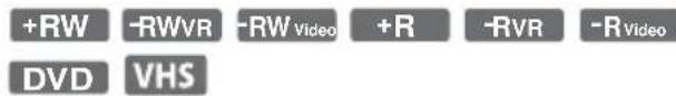 +RW -RWVR -RW Video +R -RVR -R Video DVD VHS