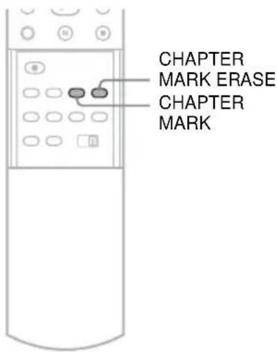 CHAPTER MARK ERASE CHAPTER MARK
