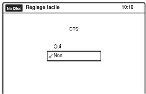 No Disc Réglage facile 10:10 DTS Oui ✓ Non