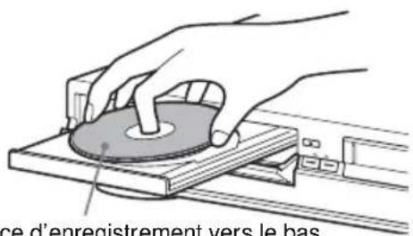ce d'enregistrement vers le bas