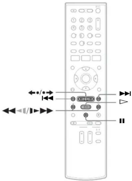SONY RDRVX450 - Options de lecture - 1