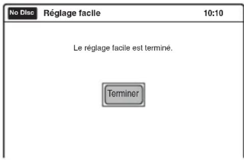 SONY RDRVX450 - Appuyez sur ENTER lorsque le message « Terminer » s'affiche. - 1