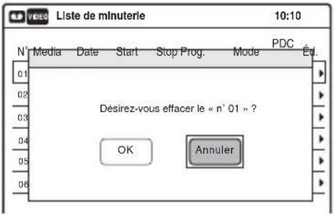 SONY RDRVX450 - Sélectionnez une des options, puis appuyez sur ENTER. - 2