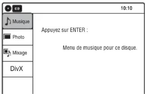 SONY RDRVX450 - Placez un CD/DVD de données sur le plateau de lecture. - 1