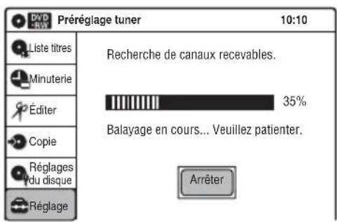 SONY RDRVX450 - Préréglage auto - 1